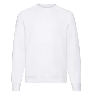 Fruit of the Loom - "Classic" Sweatshirt für Herren Raglanärmel (Weiß)