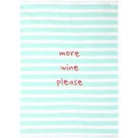 ASA SELECTION Geschirrtuch More Wine Please 50 x 70 cm, (1-tlg)