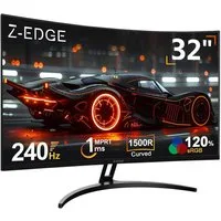 Z-EDGE LED Curved-Gaming-Monitor (81 cm/32 ", FHD 1920x1080 px, FHD, 1 ms Reaktionszeit, 240 Hz, LCD)