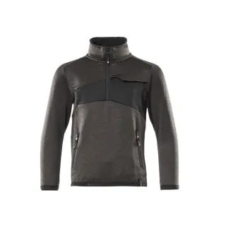 MASCOT Fleecepullover für Kinder ACCELERATE Dunkelanthrazit / Schwarz 104 - 18903-316-1809-104