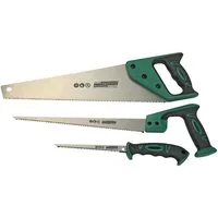 Brüder Mannesmann Werkzeuge Handsäge Sägen-Set, 3-teilig M30115