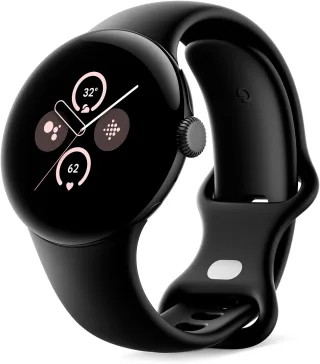 Google Pixel Watch 2 [WiFi inkl. Sportarmband obsidian] 41mm Aluminiumgehäuse schwarz