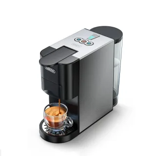 [EU Direct] HiBREW H3D 4-In-1 Capsule Coffee Machine 20Bar With 7-Level Adjustable Water Volume 800ml Water Tank Hot & C