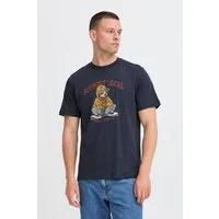 Blend Rundhalsshirt BHIrving (1-tlg) Basic T-Shirt mit Rundhalsausschnitt