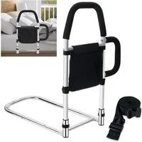 AKKEE Bett - Aufstehhilfe Bett Haltegriffe Senioren Verstellbare Aufstehhilfe Höhenverstellbare, 65 cm groß