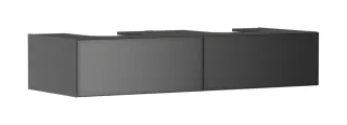 Hansgrohe Xevolos E Waschtischunterschrank Schiefergrau Matt 1370/550 mit 2 Schubkästen für Konsole  54318770