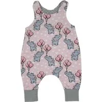 Land-Juwelen Strampler ELEFANT ROSA Strampler