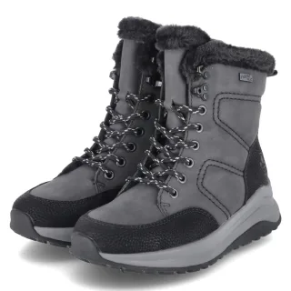 Rieker Winterboots - Gr. 36 - Grau - Kunstleder