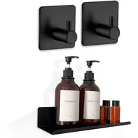 LIVINA HOME Handtuchhaken Handtuchhaken Haken selbstklebend, Duschablage ohne Bohren, Badezimmer, Bad, Küche