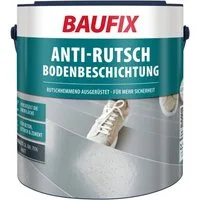 Baufix Bodenversiegelung Anti-Rutsch Bodenbeschichtung matt, 2,5 Liter für ca. 17,5 m², Schutzanstrich für Beton, Estrich & Zementfaserplatten, lichtbeständig