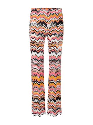 Marc Cain Collections - Hose im Zacken-Design Knitted in Germany bright candy pink - Gr. - 36
