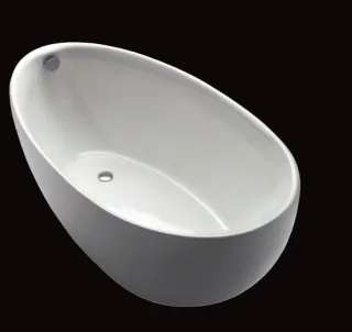 Repabad Ferrara Mono 185/95 F freistehende Badewanne, L: 1850, B: 945, H: 640 mm, weiss 31522W