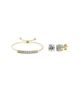 Mary Crystal Mia Set - Gold und Kristall