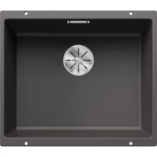Blanco Subline 500-u Spüle 523433 53x46cm, PuraDur felsgrau, für Unterbau