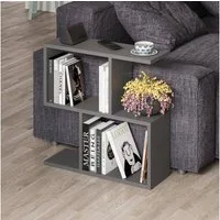 Decortie Beistelltisch Homemania, Modern Seite Ende Beistelltisch, Couchtisch, 60 x 19,5 x 60 cm