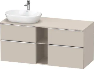 Duravit D-Neo Konsolenwaschtischunterbau wandhängend Taupe Matt 1400x550x664 mm - DE4970L10910000 DE4970L10910000