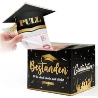 LuxusKollektion Geschenkbox Geldgeschenke Verpackung Abschluss - Geldbox Abitur 2024 - Lustige