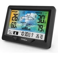 GreenBlue GB540N Wetterstation (Wetterstation Hygrometer Barometer DCF Mondphase)