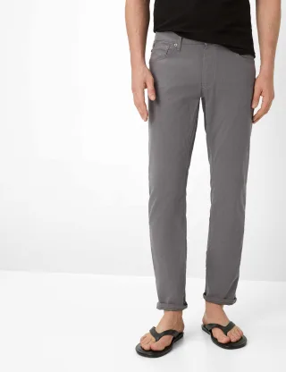 Brax Herren Five-Pocket-Hose Style CHUCK GRAPHIT, dunkelgrau, Gr. 44/32