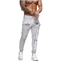 L.gonline Jogginghose Herren JoggingHOSE lang, Trainingshose Baumwolle, Marine 512 (Sweatpants, 1-tlg., im modischem Design) Fitness Freizeit Casual