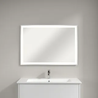 Villeroy & Boch Finero Badezimmerspiegel mit Beleuchtung A4681000 1000 x 700 x 25 mm