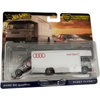 Hot Wheels Spielzeug-Auto Hot Wheels Premium Audi S4 quattro Fleet Flyer, Team Transport Autos