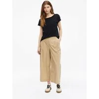 s.Oliver Culotte Hose Culotte mit Bundfalten und Extra Wide Leg
