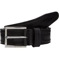 Tommy Hilfiger Ledergürtel HUDSON EMBOSS LEATHER 3.0 cm breit Größenverstellbar