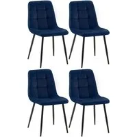 CLP Esszimmerstuhl Tilde (4er Set), mit Rückenlehne, bis 150 kg