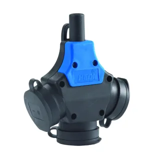HEDI 3-fach Schutzkontakt-Hängekupplung 16 A / 250 V - 9061