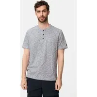 camel active T-Shirt mit Knopfleiste Kurzarm