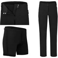 Bergson Fahrradhose VINA Damen 2in1 Radhose (mit gepolsterter Innenhose), robust, elastisch, K