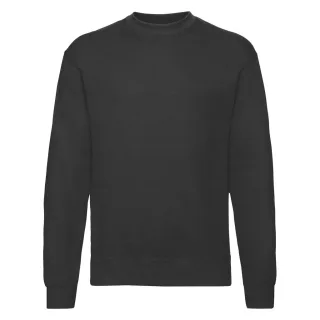 Fruit of the Loom Unisex Erwachsene Classic Drop Shoulder Sweatshirt (Schwarz)