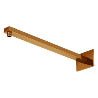 Steinberg Serie 120 Brausearm - Wandmontage 400mm, mit verstärkter Wandhalterung , Rose Gold zu 120  120 7910 RG
