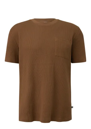 s.Oliver - T-Shirt braun - Gr. - M