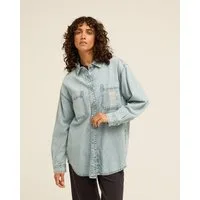 Billabong Jeanshemd DOWN THE COAST mit sportlichem Charakter, geradliniger Schnitt, aus Baumwolle