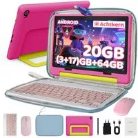 BUFO 10 Zoll Android 16, 24(3+21)GB RAM+64GB, 1280x800 HD IPS, Kinder Tablet (10", 64 GB, Android 16, WiFi 6, GMS-Zertifizierung Android 16, mit Stylus/Maus/Tastatur)