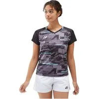 Yonex Trainingsshirt Crew Neck Club Team YW0034 (100% Polyester) schwarz Damen