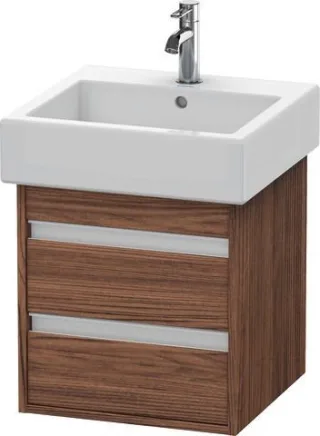 Duravit Ketho Waschtischunterbau wandhängend Nussbaum dunkel Matt 450x440x480 mm - KT663502121 KT663502121