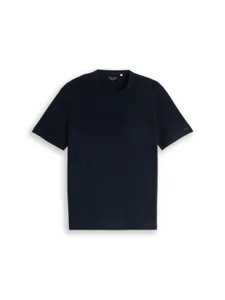 Tom Tailor - T-Shirt aus Baumwolle sky captain blue - Gr. - M
