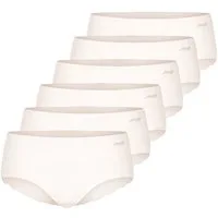 sloggi Panty 6er Pack ZERO Microfibre 2.0 (Spar-Set, 6-St) Short Slip - Nahtlos - Kein Abzeichnen unter Kleidung