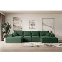 ALTDECOR Wohnlandschaft SIERRA-U-S, Couch mit Schlaffunktion, Wohnzimmer - Wohnlandschaft, Corner Sofa Bett Eckcouch Couch L-Form Schlafcouch Ausziehbar