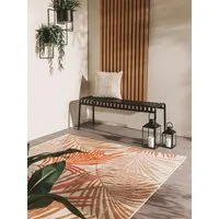 benuta Outdoorteppich Cleo, rechteckig, Höhe: 5 mm, Teppich Wohnzimmer, Schlafzimmer, Esszimmer, Flur, Kunstfaser, Cozy