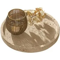 Mirabeau Tablett Tablett Caleneuve beige, Travertin