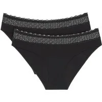 Triumph Tai-Slip Feel of Modal (2er Pack) seidig-weich, Spitzenbund