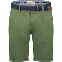 Geographical Norway Chinos Chino Shorts kurze Hose Bermuda Knielang Stoff bequem mit Gürtel short