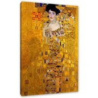 Pixxprint Leinwandbild Gustav Klimt - Adele Bloch-Bauer I, Gustav Klimt - Adele Bloch-Bauer I (1 St), Leinwandbild fertig bespannt, inkl. Zackenaufhänger