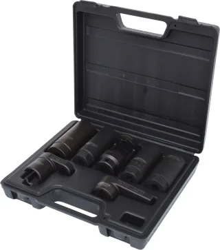 KS Tools 3/8"+1/2" Sensoren-Stecknuss-Satz, 7-tlg - 150.2100