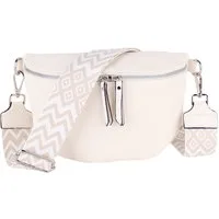 MIRROSI Bauchtasche Damen Taschen, Umhängetasche, Brusttasche, 26x18x9cm Veganes Leder (Schultertasche für jeden Anlass), Crossbody Bag, Bohemian gemusterten& verstellbaren Schulterriemen