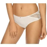 Viania Brasilslip 204260 (1-St., 1) Leni sexy Brasil Slip Brasiliano mit Spitze in Champagner